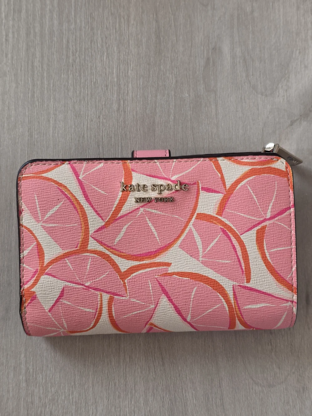 kate spade Pink Citrus Print Wallet